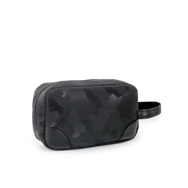 DLY-15A_Black_Grey_b_kw8j8e.webp Men's Premium Camouflage Travel Toiletry Bag with Leather Trim