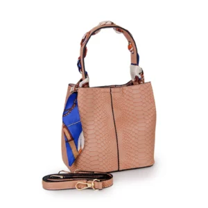 TK-SP27-s_Dusty_Rose_isqllh.webp Elegant Blush Python Print Handbag with Scarf Wrapped Handle & Crossbody Strap